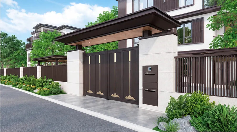 Light Luxury Minimal Gates, model XZS-8004