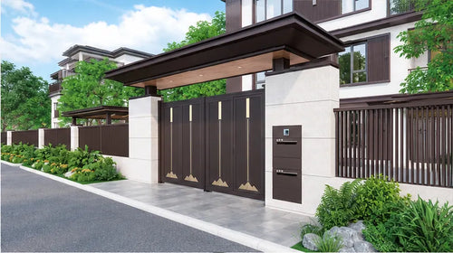 Light Luxury Minimal Gates, model XZS-8004