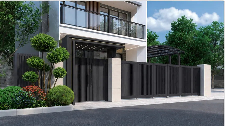 Light Luxury Minimal Gates, model XZS-8006