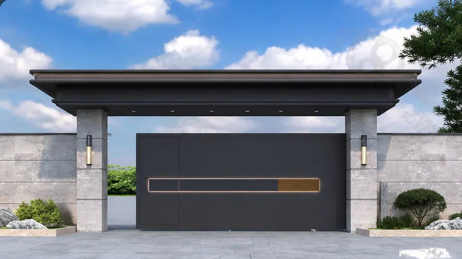 Light Luxury Minimal Gates, model XZS-8011