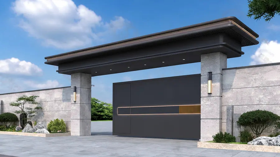 Light Luxury Minimal Gates, model XZS-8011