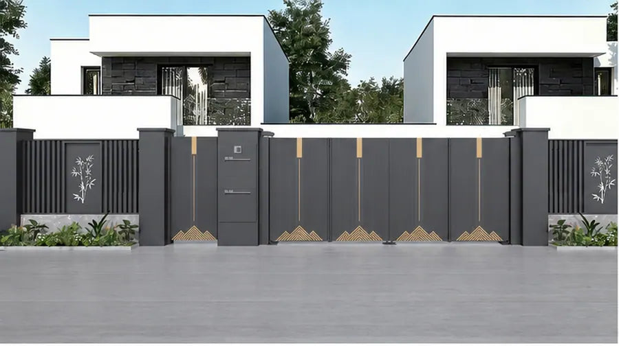 Light Luxury Minimal Gates, model XZS-8022