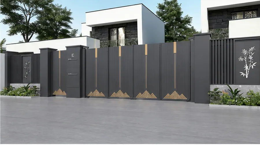 Light Luxury Minimal Gates, model XZS-8022