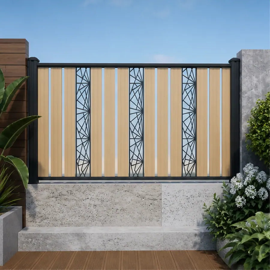 Vertical Slat Fencing, model YH-FN-001
