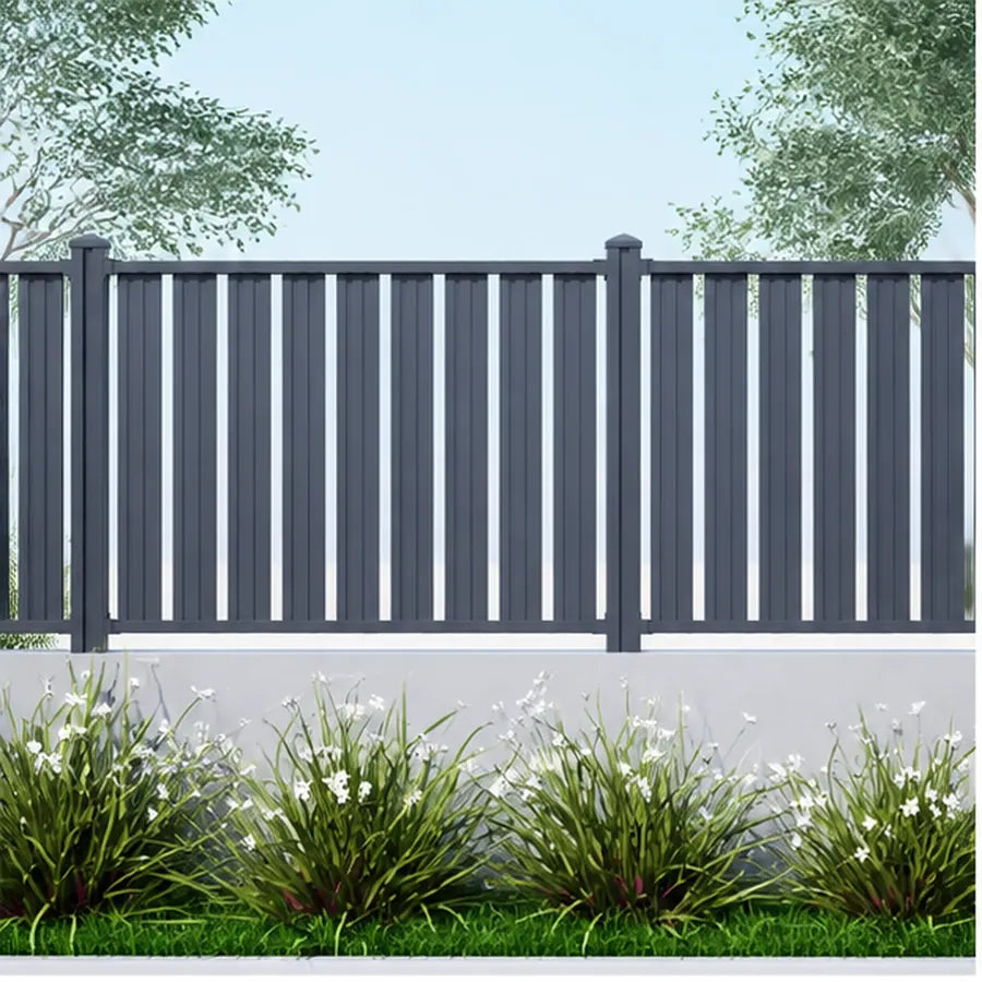 Vertical Slat Fencing, model YH-FN-002