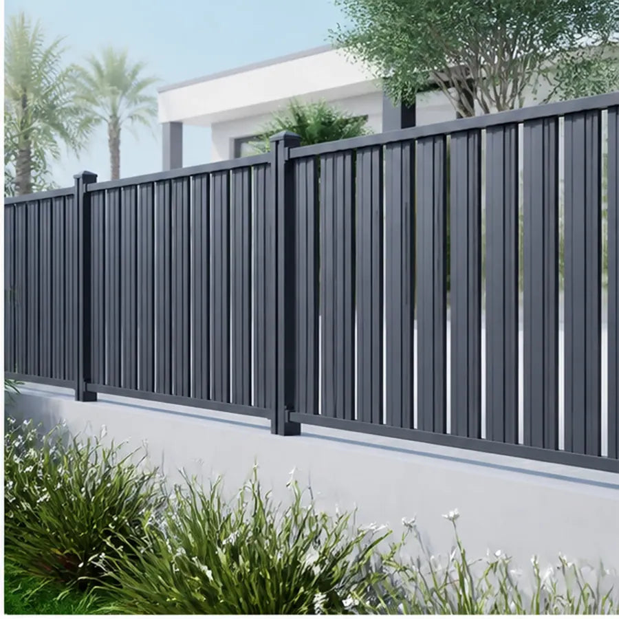 Vertical Slat Fencing, model YH-FN-002