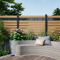 Vertical Slat Fencing, model YH-FN-004