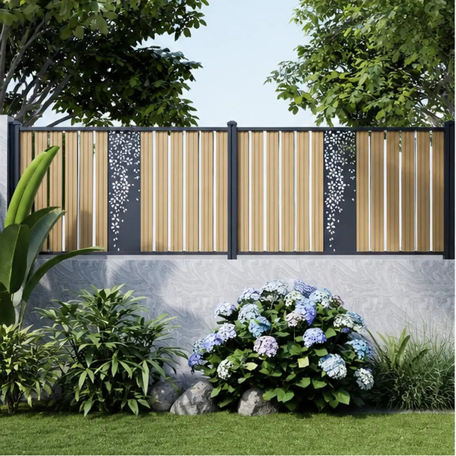 Vertical Slat Fencing, model YH-FN-005