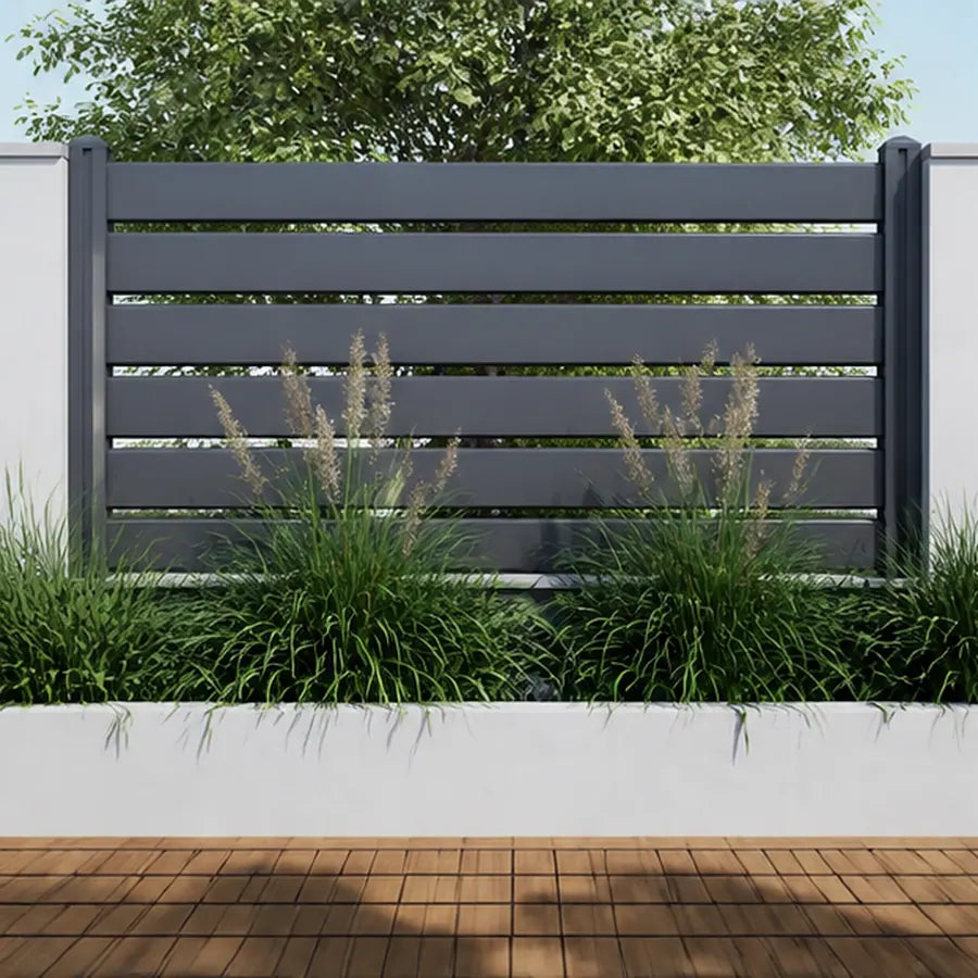 Vertical Slat Fencing, model YH-FN-007