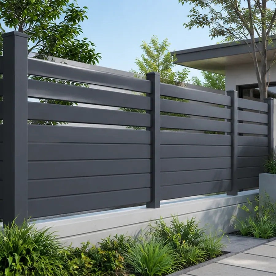 Vertical Slat Fencing, model YH-FN-008