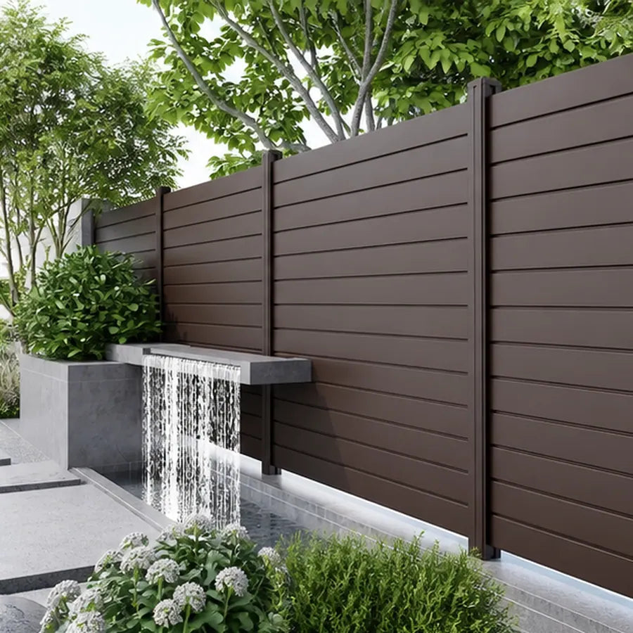Vertical Slat Fencing, model YH-FN-009