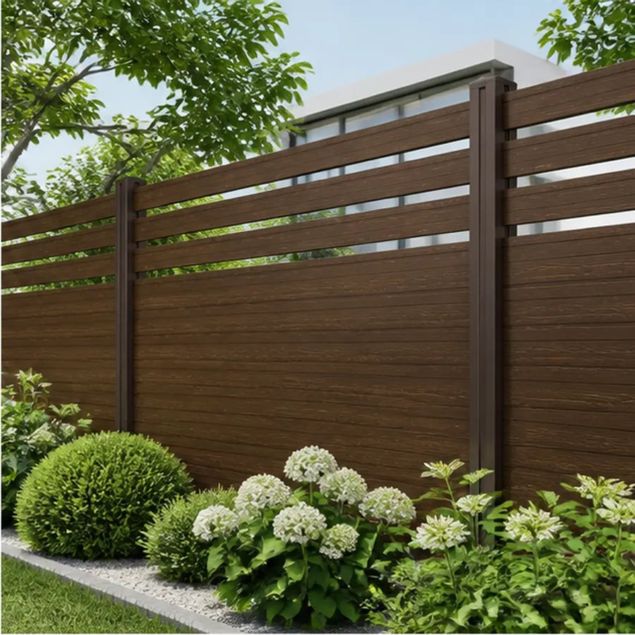 Vertical Slat Fencing, model YH-FN-010