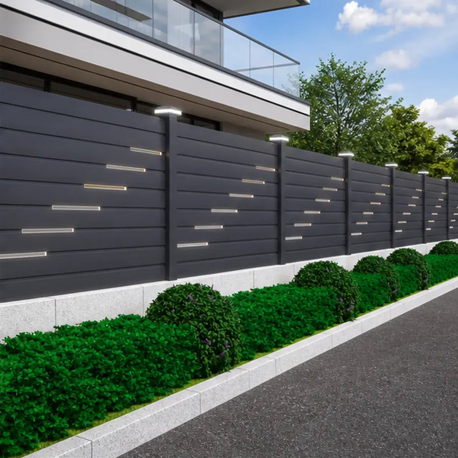 Louvre Privacy Fencing, model YH-FN-015