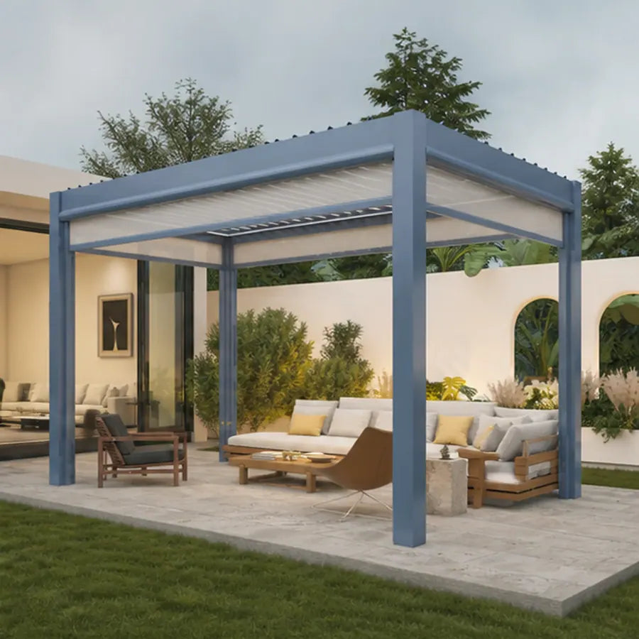 Motorised Louvre Pavilions, model YH-PV-005